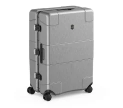 Victorinox Hardside Luggage-LEXICON Framed Series Large Hardside Case - Silver
