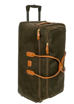 Brics Upright (2 Wheel) | Softside Luggage-Life 28 inch wheeled holdall - Olive
