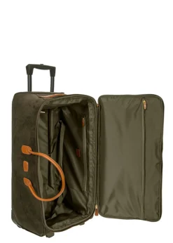 Brics Upright (2 Wheel) | Softside Luggage-Life 28 inch wheeled holdall - Olive