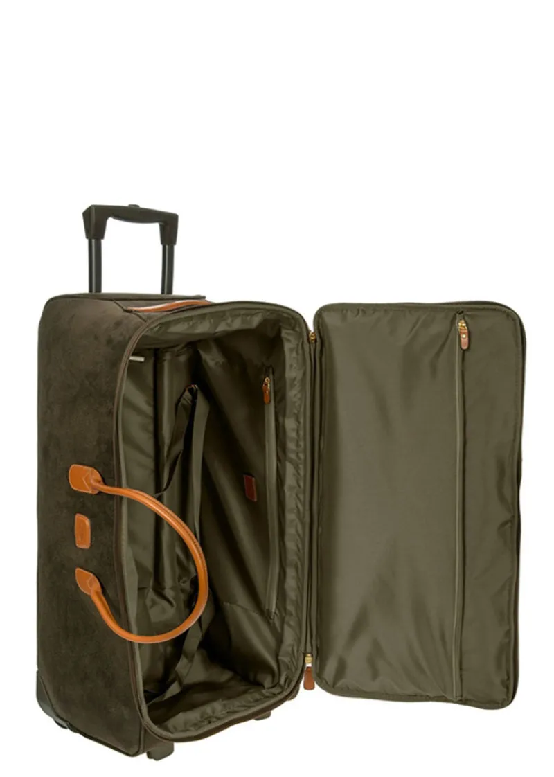 Brics Upright (2 Wheel) | Softside Luggage-Life 28 inch wheeled holdall - Olive