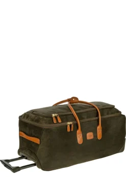 Brics Upright (2 Wheel) | Softside Luggage-Life 28 inch wheeled holdall - Olive