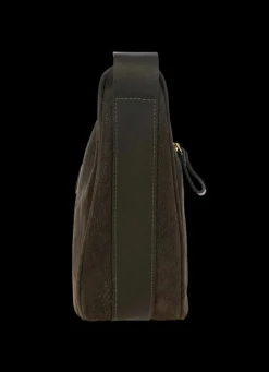 Brics Check-in Luggage-LIFE Half-moon Bag LUNA - Olive