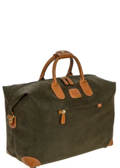 Brics Softside Luggage-Life Holdall Small Clipper - Olive