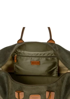 Brics Softside Luggage-Life Holdall Small Clipper - Olive