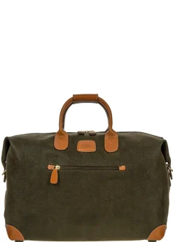 Brics Softside Luggage-Life Holdall Small Clipper - Olive