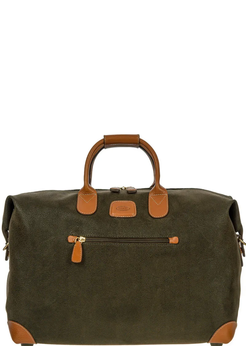 Brics Softside Luggage-Life Holdall Small Clipper - Olive