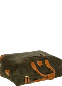 Brics Softside Luggage-Life Holdall Small Clipper - Olive
