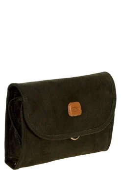 Brics Toiletry Bags-LIFE Necessaire 18 Tri-Fold Overnight Toiletry Bag - Olive