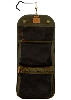 Brics Toiletry Bags-LIFE Necessaire 18 Tri-Fold Overnight Toiletry Bag - Olive