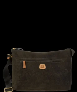 Brics Shoulder Bags-Life Shoulderbag Small MARTA - Olive