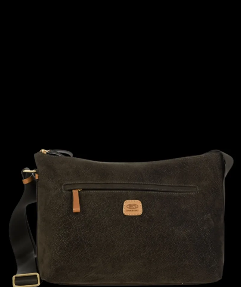 Brics Shoulder Bags-Life Shoulderbag Small MARTA - Olive