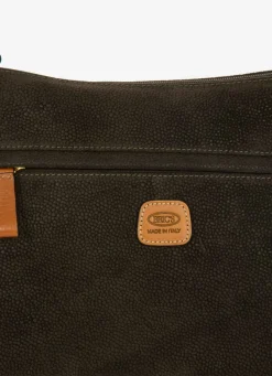 Brics Shoulder Bags-Life Shoulderbag Small MARTA - Olive
