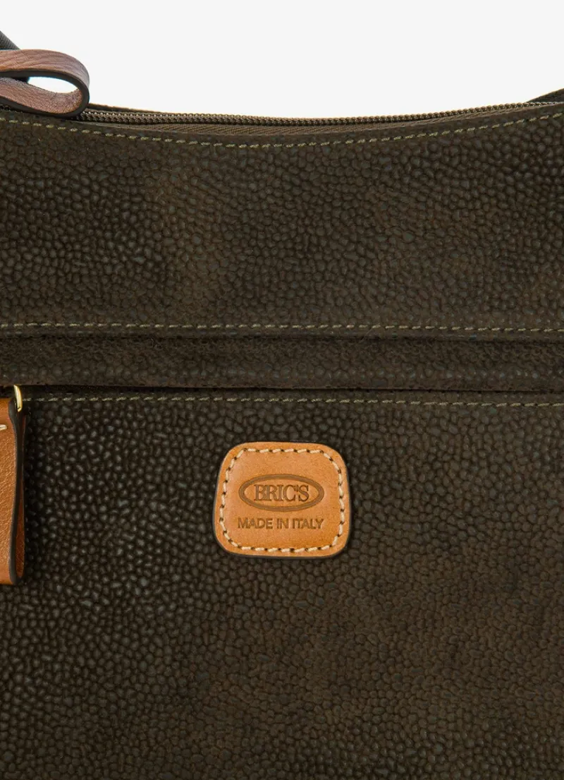Brics Shoulder Bags-Life Shoulderbag Small MARTINA - Olive