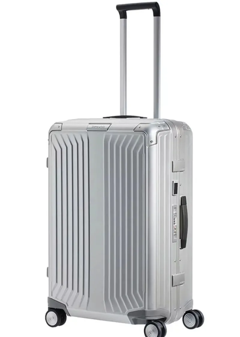 Samsonite Spinner (4 Wheel) | Aluminium Luggage-Lite-Box Alu Spinner Aluminium (4 Wheels) 69cm - Aluminium