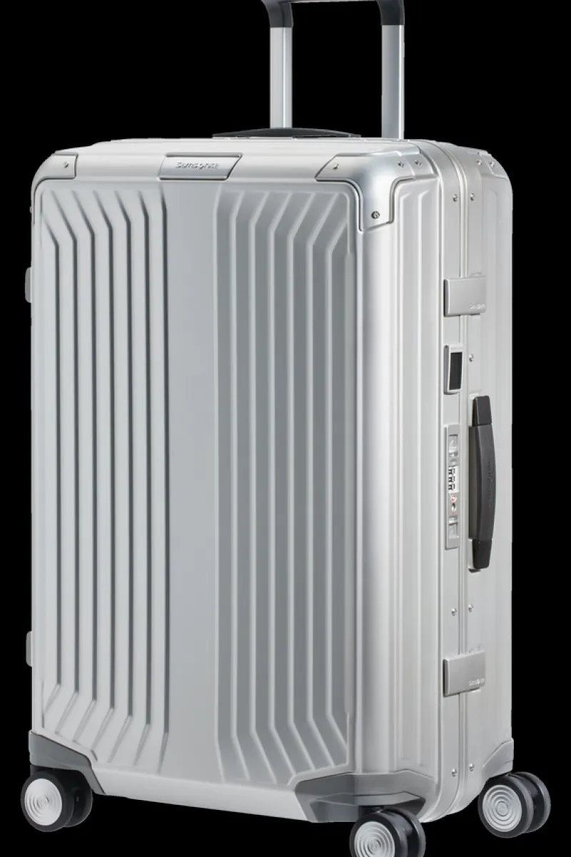Samsonite Spinner (4 Wheel) | Aluminium Luggage-Lite-Box Alu Spinner Aluminium (4 Wheels) 69cm - Aluminium