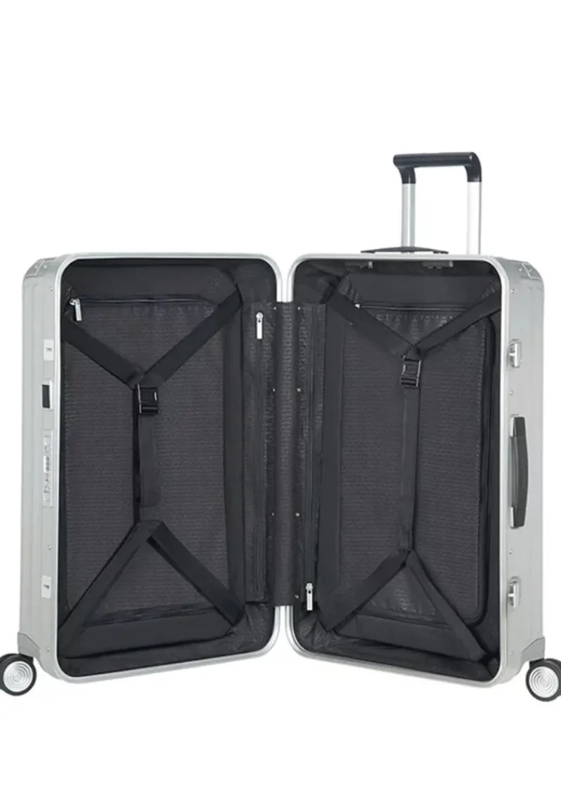 Samsonite Spinner (4 Wheel) | Aluminium Luggage-Lite-Box Alu Spinner Aluminium (4 Wheels) 76cm - Aluminium