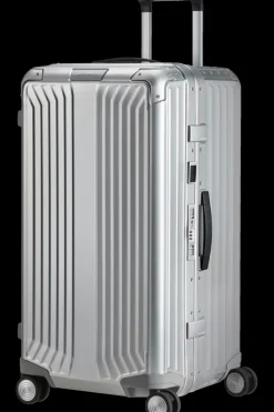 Samsonite Spinner (4 Wheel) | Aluminium Luggage-Lite-Box Alu Trunk 74cm - Aluminium