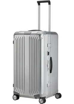 Samsonite Spinner (4 Wheel) | Aluminium Luggage-Lite-Box Alu Trunk 74cm - Aluminium