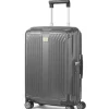 Samsonite Spinner (4 Wheel) | Lightweight Luggage-LITE-BOX Spinner (4 wheels) 55cm - Eclipse Grey