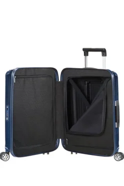 Samsonite Spinner (4 Wheel) | Lightweight Luggage-LITE-BOX Spinner (4 wheels) 55cm - Deep Blue