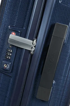 Samsonite Spinner (4 Wheel) | Lightweight Luggage-LITE-BOX Spinner (4 wheels) 55cm - Deep Blue