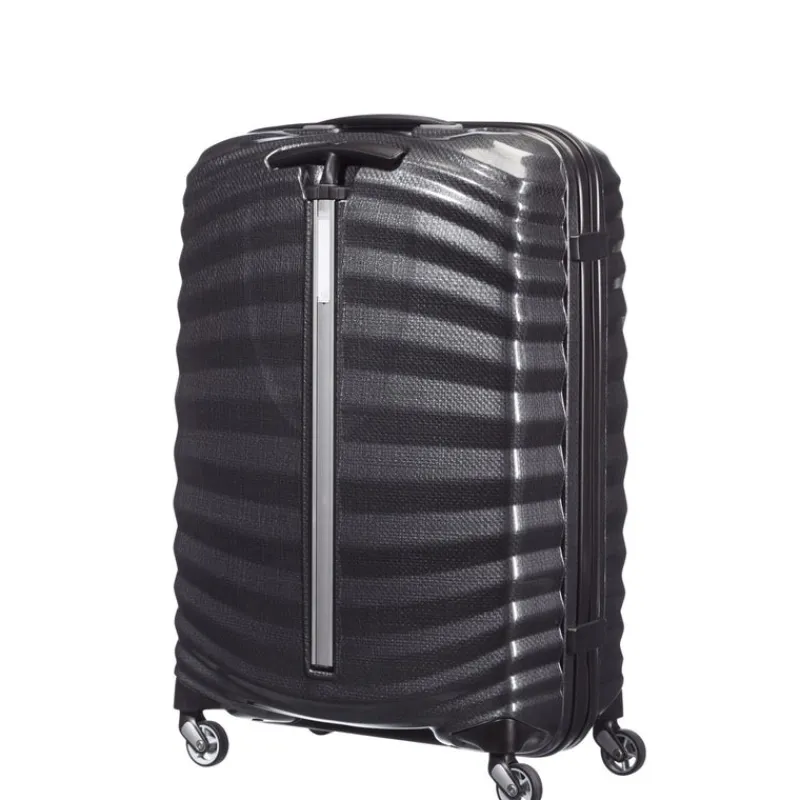 Samsonite Spinner (4 Wheel) | Lightweight Luggage-Lite-Shock 69cm Spinner (4 Wheel) - Black