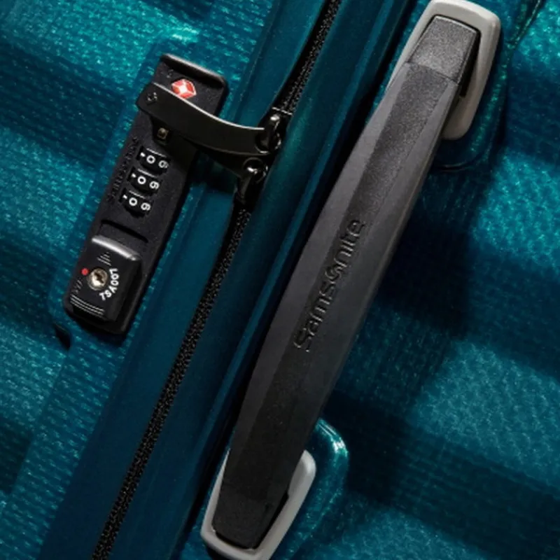 Samsonite Spinner (4 Wheel) | Lightweight Luggage-Lite-Shock 69cm Spinner (4 Wheel) - Petrol Blue