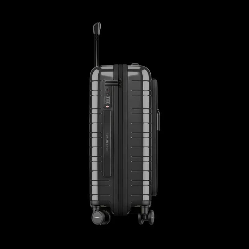 Horizn Studios Cabin Luggage-M5 Essential Cabin Luggage (37L) - Glossy All Black