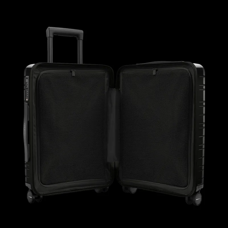 Horizn Studios Cabin Luggage-M5 Essential Cabin Luggage (37L) - Glossy All Black
