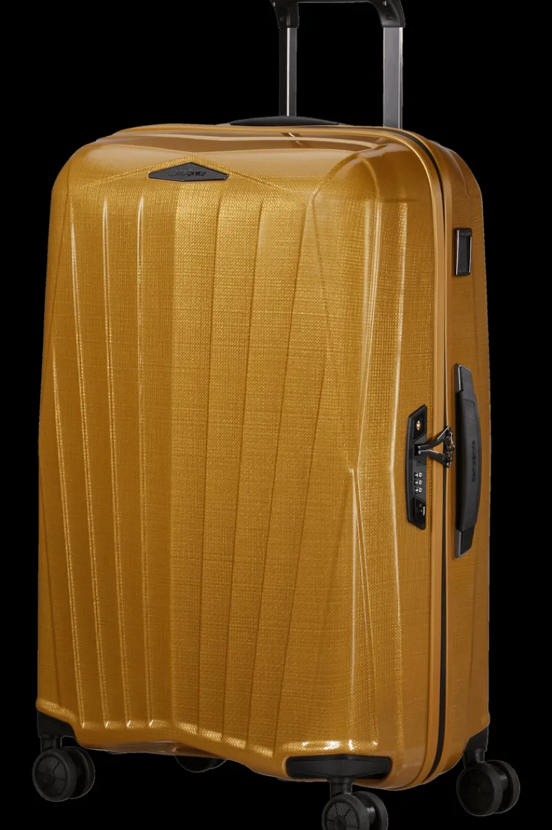 Samsonite Spinner (4 Wheel) | Hardside Luggage-MAJOR-LITE 69cm Spinner (4wheels) - Saffron Yellow