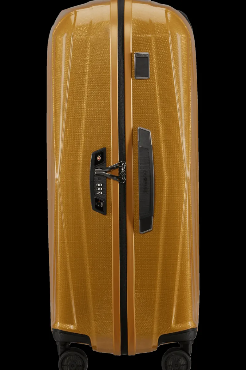 Samsonite Spinner (4 Wheel) | Hardside Luggage-MAJOR-LITE 69cm Spinner (4wheels) - Saffron Yellow
