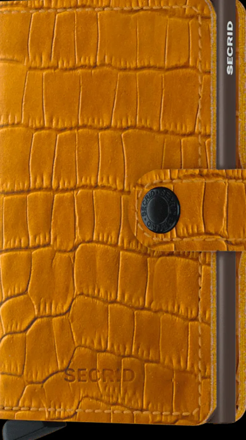 Secrid Wallets-Miniwallet Cleo Ochre Brown