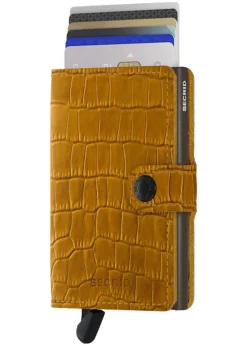 Secrid Wallets-Miniwallet Cleo Ochre Brown
