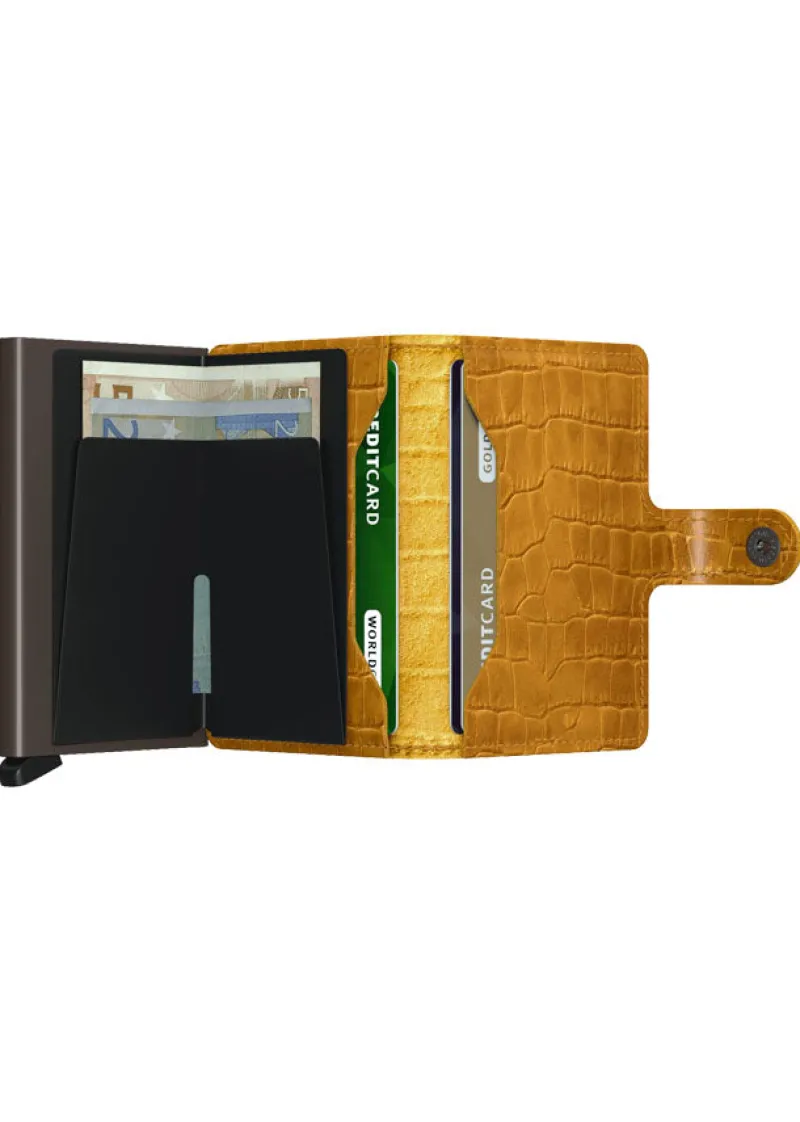 Secrid Wallets-Miniwallet Cleo Ochre Brown