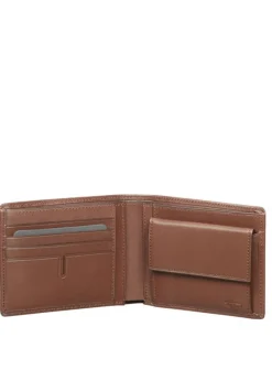 Tumi Wallets-Nassau SLG Global Wallet with Coin Pocket - Whiskey Burnt