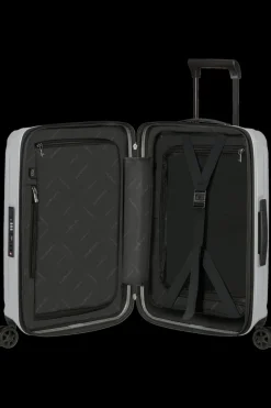 Samsonite Spinner (4 Wheel) | Hardside Luggage-NUON 55cm Spinner Expandable (4 wheels) - Matt Silver