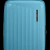 Samsonite Spinner (4 Wheel) | Hardside Luggage-NUON Spinner Expandable (4 wheels) 69cm - Metallic Ocean Blue