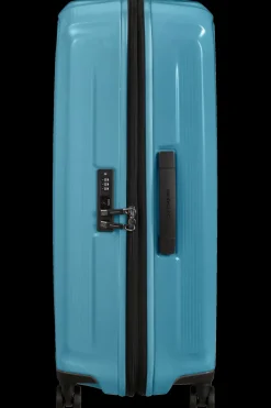 Samsonite Spinner (4 Wheel) | Hardside Luggage-NUON Spinner Expandable (4 wheels) 69cm - Metallic Ocean Blue