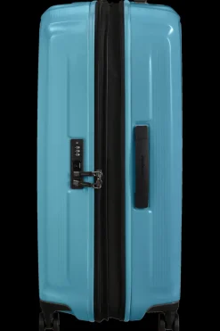 Samsonite Spinner (4 Wheel) | Hardside Luggage-NUON Spinner Expandable (4 wheels) 69cm - Metallic Ocean Blue