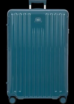 Brics Hardside Luggage-Positano Extra Large Monochrome Trolley 82cm - Sea Green