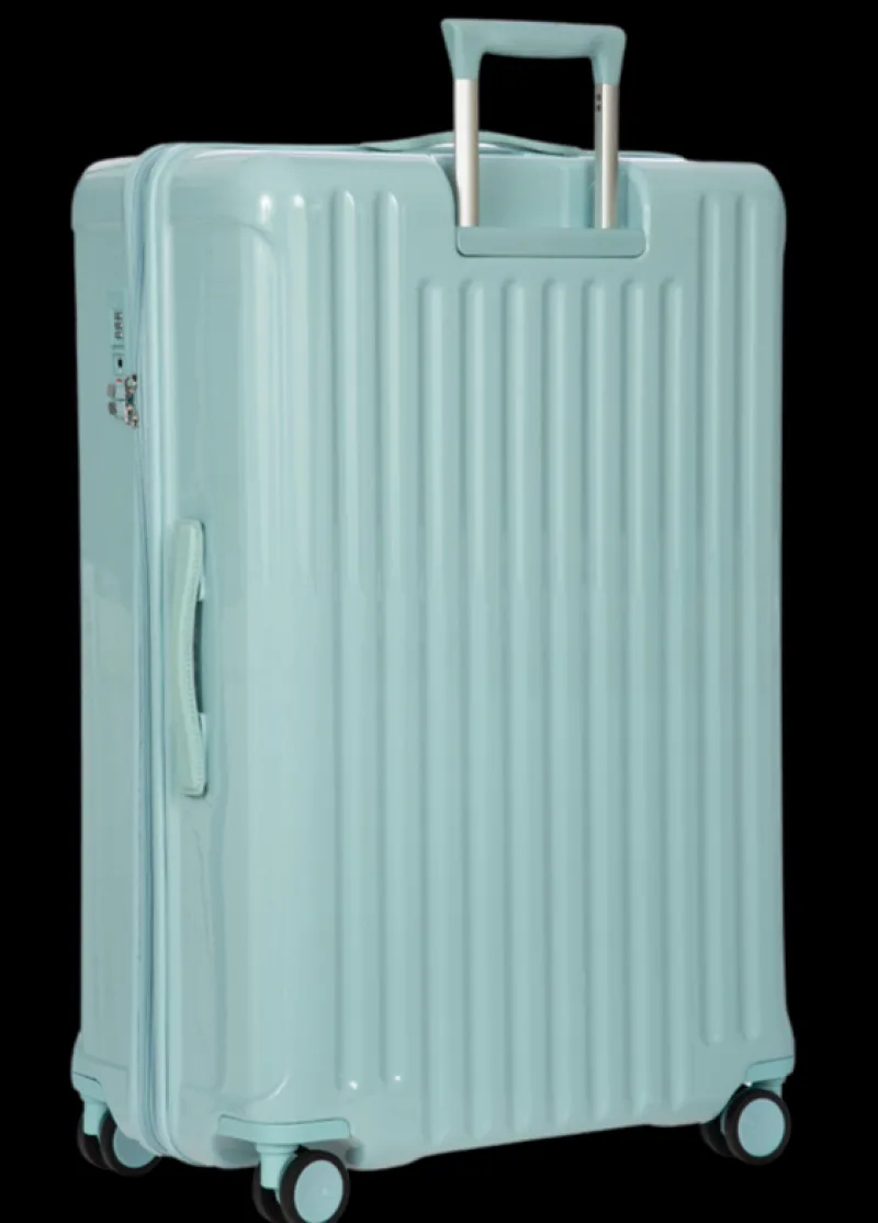 Brics Hardside Luggage-Positano Extra Large Monochrome Trolley 82cm - Light Blue