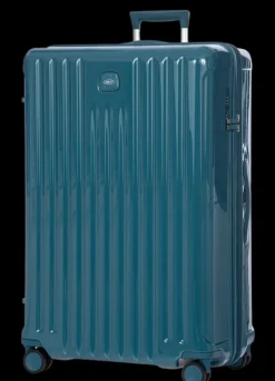 Brics Hardside Luggage-Positano Extra Large Monochrome Trolley 82cm - Sea Green