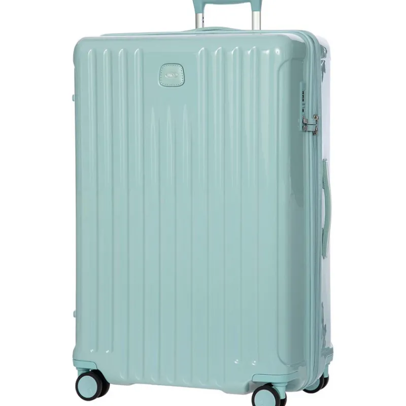 Brics Hardside Luggage-Positano Large Monochrome Trolley - Light Blue