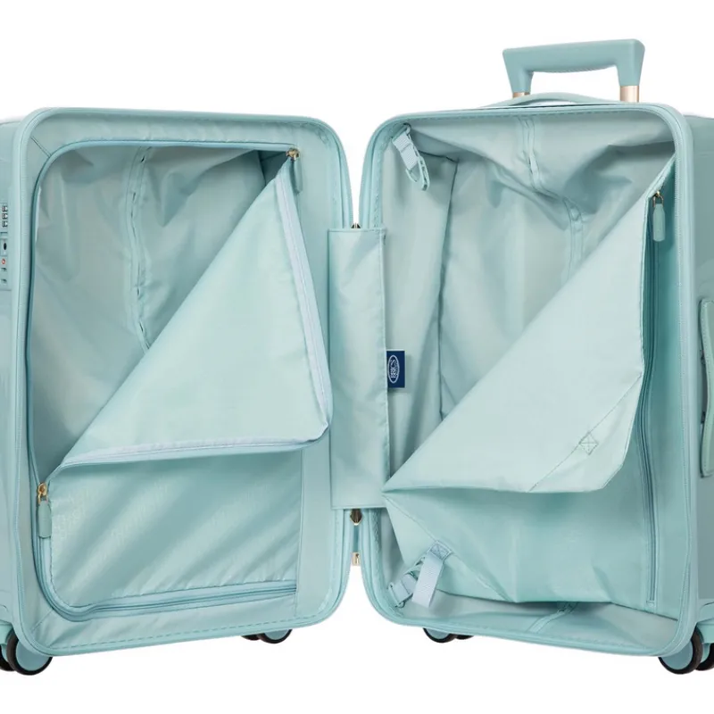 Brics Hardside Luggage-Positano Large Monochrome Trolley - Light Blue