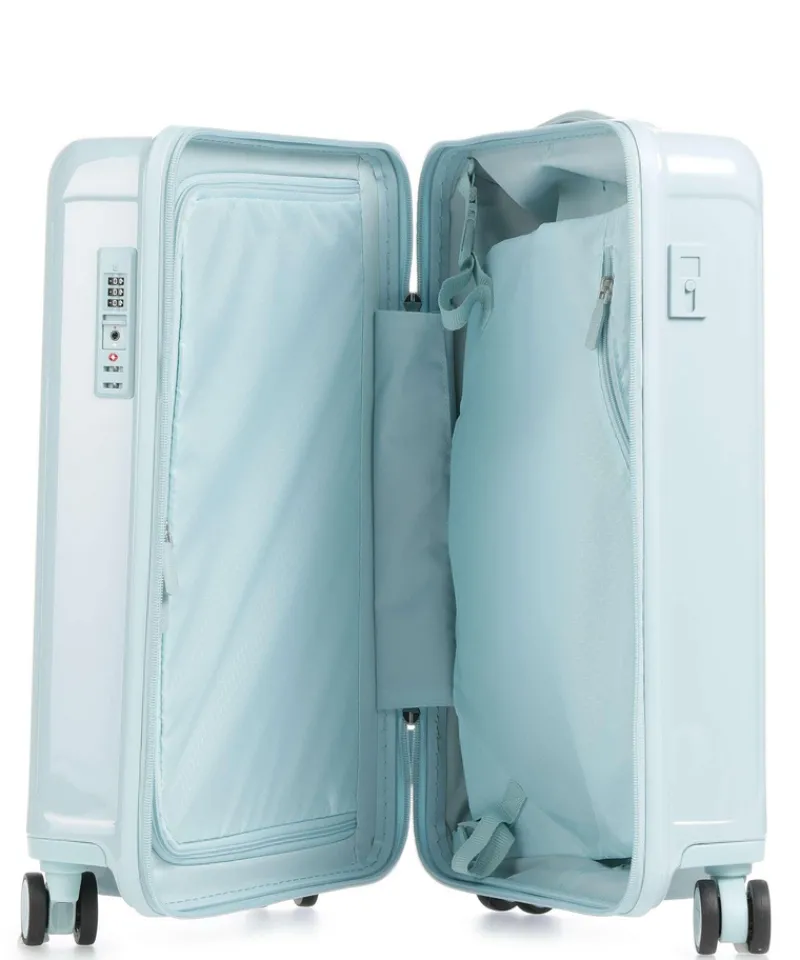 Brics Spinner (4 Wheel) | Cabin Luggage-Positano Monochrome Carry-On trolley - Light Blue