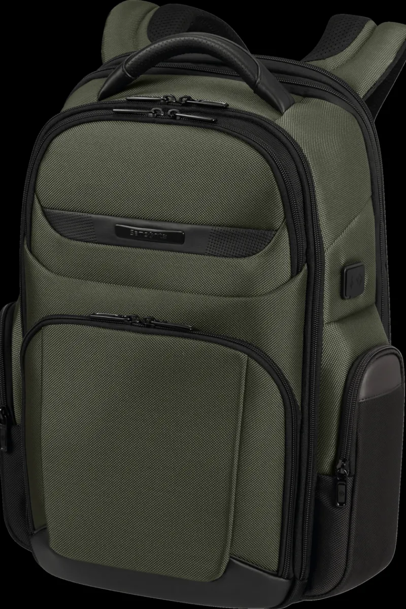 Samsonite Backpacks-PRO-DLX 6 Backpack Expandable 15.6" - Green