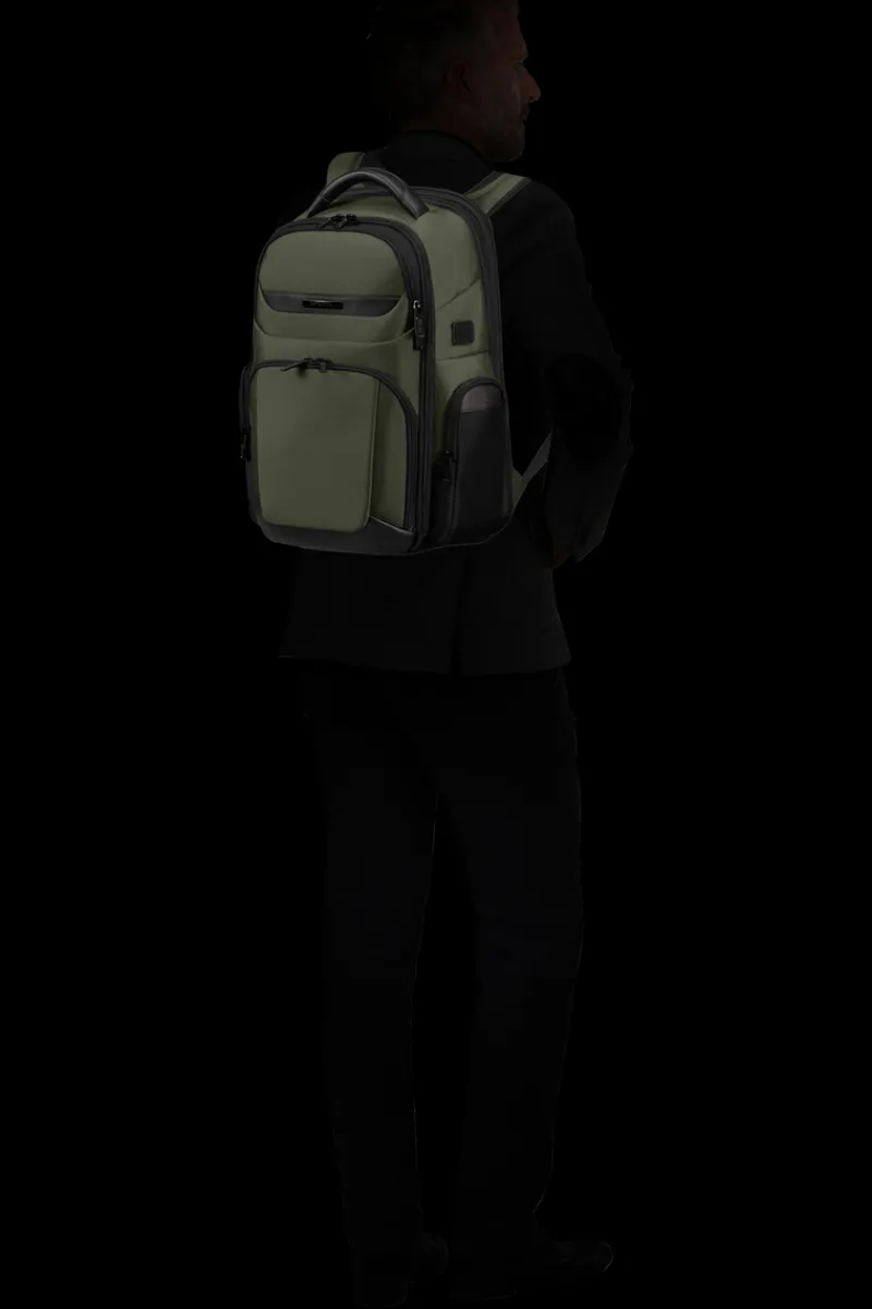 Samsonite Backpacks-PRO-DLX 6 Backpack Expandable 15.6" - Green