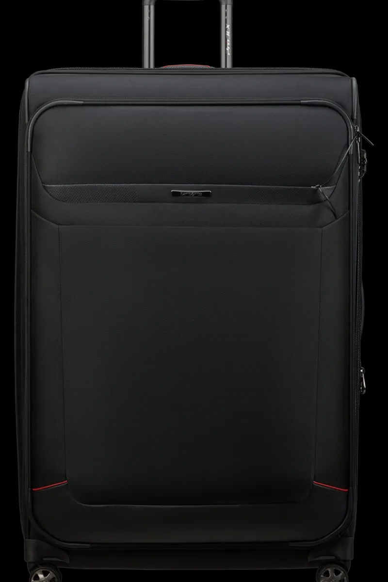 Samsonite Spinner (4 Wheel) | Softside Luggage-PRO-DLX 6 TRVL Spinner Expandable (4 wheels) 84cm - Black