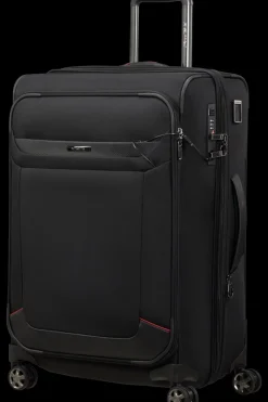 Samsonite Spinner (4 Wheel) | Softside Luggage-PRO-DLX 6 TRVL Spinner Expandable (4 wheels) 67cm - Black