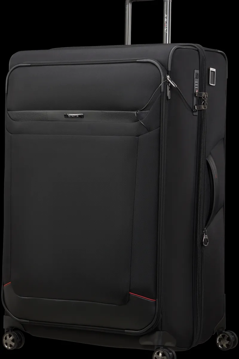 Samsonite Spinner (4 Wheel) | Softside Luggage-PRO-DLX 6 TRVL Spinner Expandable (4 wheels) 84cm - Black